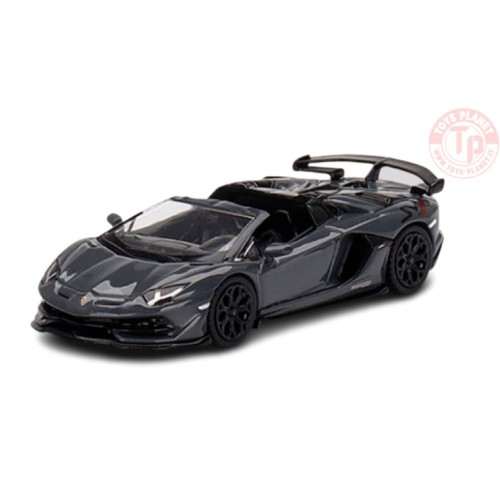 LAMBORGHINI AVENTADOR SVJ ROADSTER-GRIGIO TELESTO RHD 1/64 MGT00425-R MINI GT