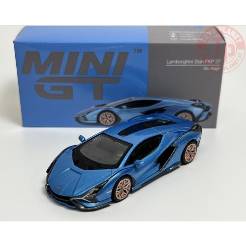 LAMBORGHINI SIAN FKP 37-BLU AEGIR LHD 1/64 MGT00573-L MINI GT