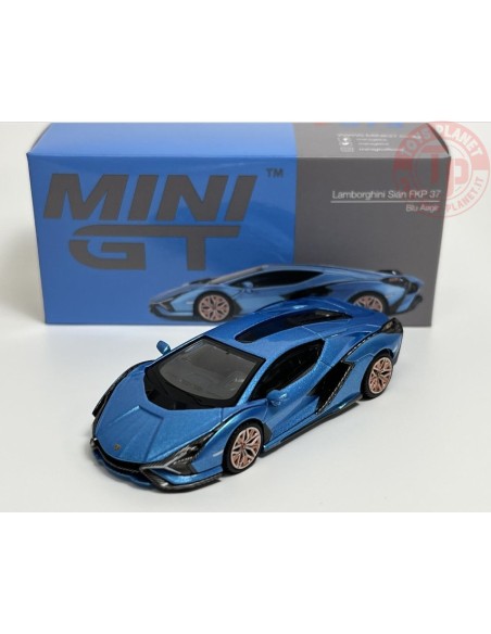 LAMBORGHINI SIAN FKP 37-BLU AEGIR LHD 1/64 MGT00573-L MINI GT