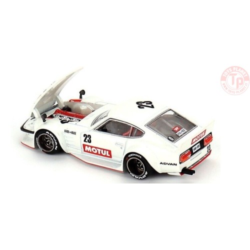 DATSUN KAIDO FAIRLADY Z-MOTUL V3-WHITE 1/64 KHMG064 Mini Gt