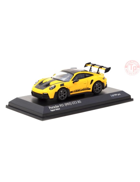 PORSCHE 911 (992) GT3 RS-SIGNAL YELLOW 1/64 643062105 MINICHAMPS 1:64 PORSCHE 911 (992) GT3 RS-SIGNAL YELLOW 1/64 643062105 MINICHAMPS 1:64
