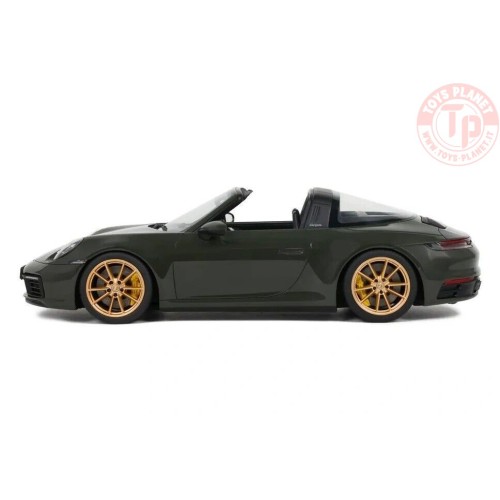 PORSCHE 992 TARGA 4S GREEN 2020 1:18 GT438 GT SPIRIT