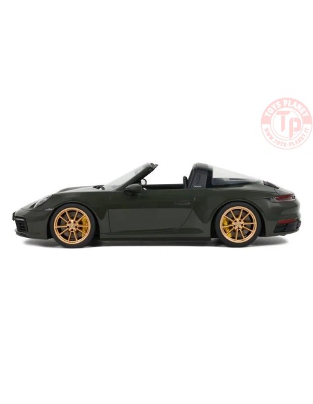 PORSCHE 992 TARGA 4S GREEN 2020 1:18 GT438 GT SPIRIT PORSCHE 992 TARGA 4S GREEN 2020 1:18 GT438 GT SPIRIT