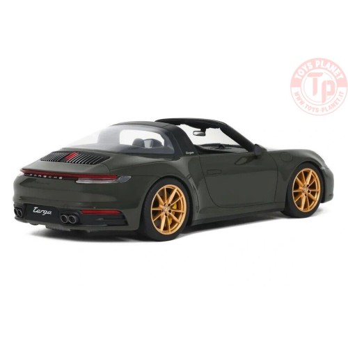 PORSCHE 992 TARGA 4S GREEN 2020 1:18 GT438 GT SPIRIT
