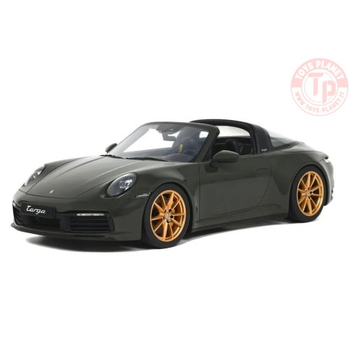 PORSCHE 992 TARGA 4S GREEN 2020 1:18 GT438 GT SPIRIT