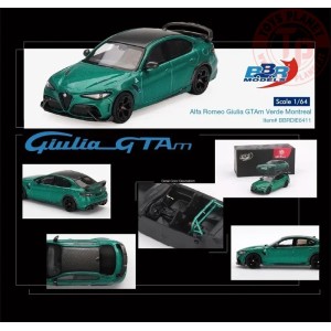 alfa romeo giulia gtam verde montreal 1/64 BBRDIE6411 BBR MODELS 1:64