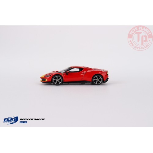 FERRARI 296 GTB ASSETTO FIORANO RED 2023 1:64 BBRFER64002 BBR MODELS 1:64