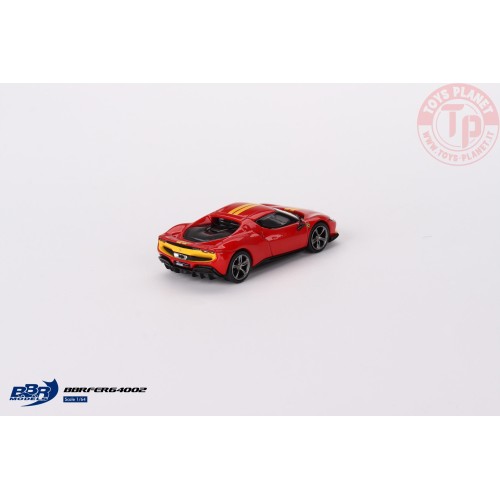 FERRARI 296 GTB ASSETTO FIORANO RED 2023 1:64 BBRFER64002 BBR MODELS 1:64