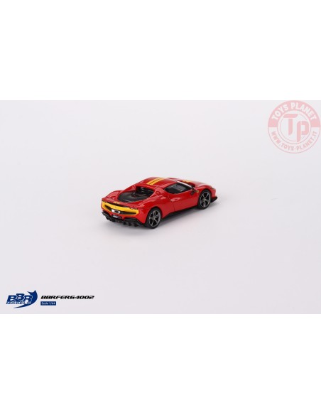 FERRARI 296 GTB ASSETTO FIORANO RED 2023 1:64 BBRFER64002 BBR MODELS 1:64