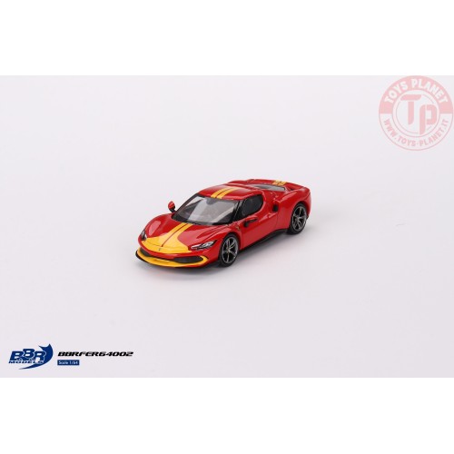 FERRARI 296 GTB ASSETTO FIORANO RED 2023 1:64 BBRFER64002 BBR MODELS 1:64