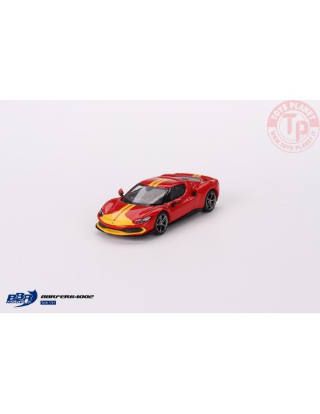 FERRARI 296 GTB ASSETTO FIORANO RED 2023 1:64 BBRFER64002 BBR MODELS 1:64