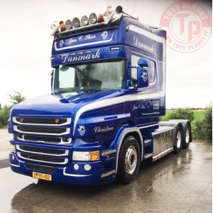SCANIA T6 TORPEDO TOPLINE 6X2 TAG AXLE JAN C SKOV WSI 01-4450 WSI MODELS