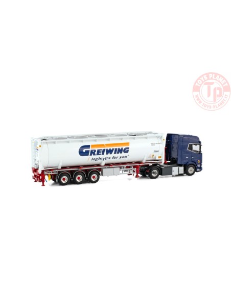 DAF XG+ 4X2 BULK CONTAINER TRAILER - 3 AXLE GREIWING WSI 01-4176 WSI MODELS DAF XG+ 4X2 BULK CONTAINER TRAILER - 3 AXLE GREIWING WSI 01-4176 WSI MODELS