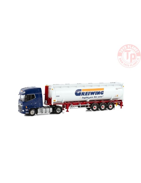 DAF XG+ 4X2 BULK CONTAINER TRAILER - 3 AXLE GREIWING WSI 01-4176 WSI MODELS