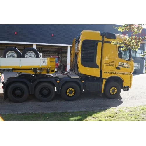 MERCEDES-BENZ AROCS MP4 SLT BIG SPACE 8X4 EURO LOW LOADER WITH 2 AXLE DOLLY - 4 AXLE STEIL WSI 01-4184 WSI MODELS