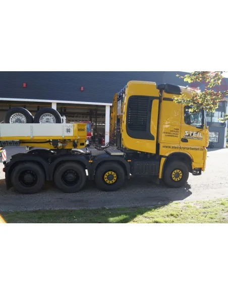MERCEDES-BENZ AROCS MP4 SLT BIG SPACE 8X4 EURO LOW LOADER WITH 2 AXLE DOLLY - 4 AXLE STEIL WSI 01-4184 WSI MODELS