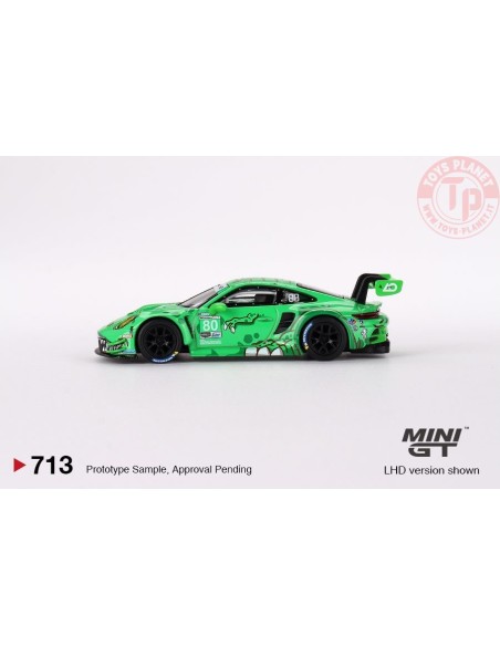 PORSCHE 913 (992) GT3 R N80 GTD AO RACING SEBRING 12 HRS 2023 1:64 MGT00713-L Mini Gt