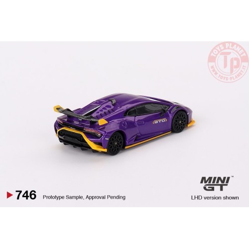 LAMBORGHINI HURACAN STO PURPLE 2023 1:64 MGT00746-R MINI GT