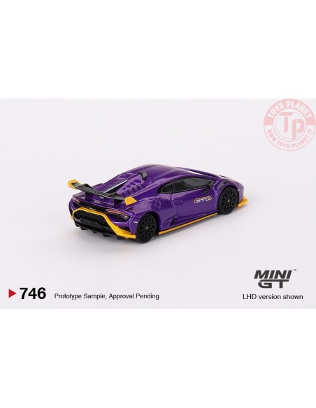 LAMBORGHINI HURACAN STO PURPLE 2023 1:64 MGT00746-R MINI GT