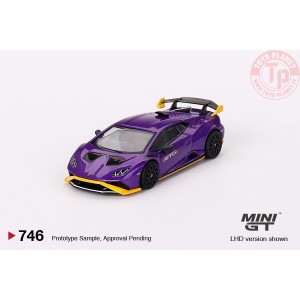 LAMBORGHINI HURACAN STO PURPLE 2023 1:64 MGT00746-R Mini Gt