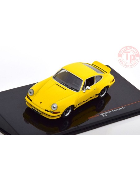 PORSCHE 911 CARRERA RS 2.7 1973 YELLOW BLACK MAGIC 1:43 IXO CLC492 IXO