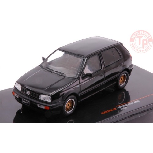 VW GOLF III CUSTOM 1993 BLACK 1:43 IXO CLC525 IXO