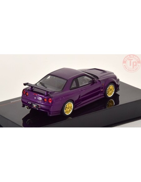 NISSAN SKYLINE GT-R R34 2002 MET.VIOLET 1:43 IXO CLC526 IXO
