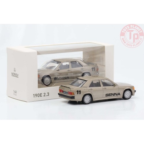 MERCEDES 190E 2.3 1984 BEIGE METALLIC SENNA JET-CAR 1:43 NV351196 NOREV