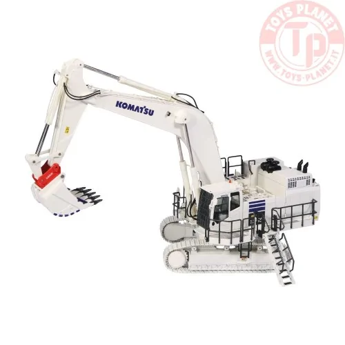 Komatsu PC1250 escavatore con Lenhoff Quick Coupler BIANCO NZG 9992/01 NZG