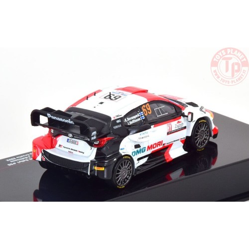 TOYOTA GR YARIS RALLY1 N.69 RALLY CROATIA 2022 ROVANPERA/HALTTUNEN 1:43 IXO RAM849 IXO