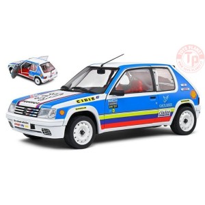 PEUGEOT 205 1.9 RALLY SCHWAB COLLECTION 1990 1:18 SL1801716 SOLIDO