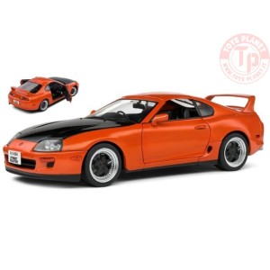TOYOTA SUPRA MKIV (A80) COUPE STREETFIGHTER ORANGE 1993 1:18 SL1807605 SOLIDO