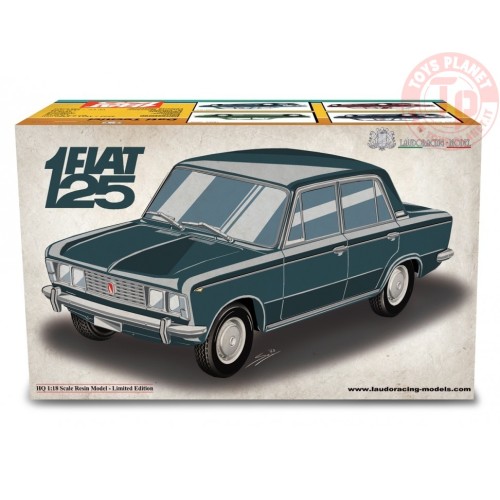 Fiat 125 1967 Blu Scuro 1:18 LM162D LAUDORACING