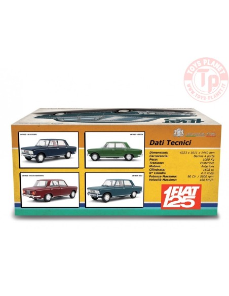 Fiat 125 1967 Verde 1:18 LM162C LAUDORACING
