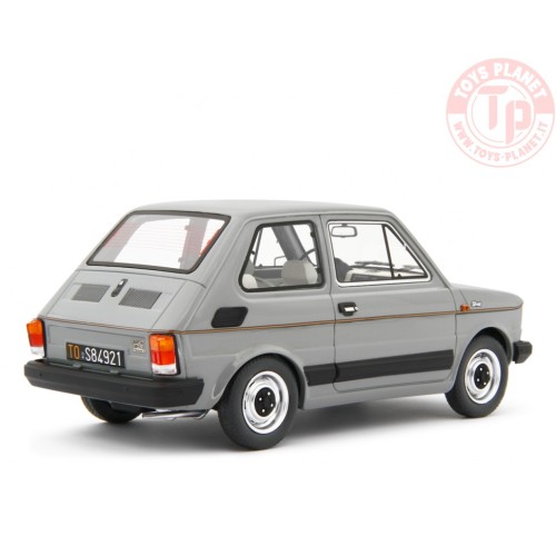 Fiat 126 Personal 4 Silver 1978 Grigio 1:18 LM167A LAUDORACING