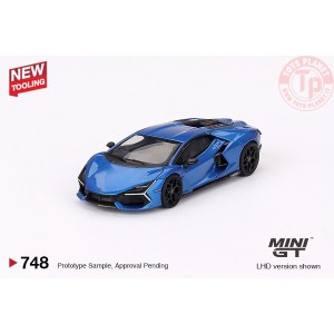 LAMBORGHINI REVUELTO BLUE 2024 1:64 MGT00748-L Mini Gt