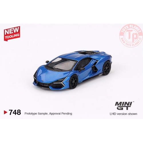 LAMBORGHINI REVUELTO BLUE 2024 1:64 MGT00748-L Mini Gt