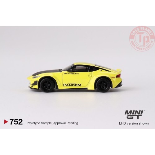 NISSAN Z 400 YELLOW PANDEM 2024 1:64 MGT00752-L Mini Gt