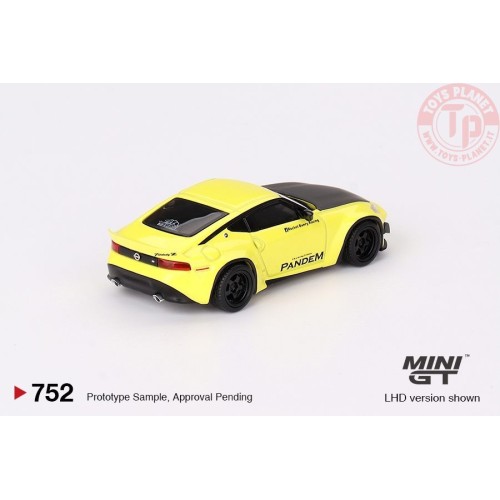 NISSAN Z 400 YELLOW PANDEM 2024 1:64 MGT00752-L Mini Gt
