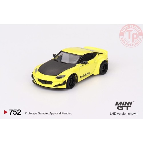NISSAN Z 400 YELLOW PANDEM 2024 1:64 MGT00752-L Mini Gt