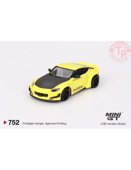 NISSAN Z 400 YELLOW PANDEM 2024 1:64 MGT00752-L Mini Gt