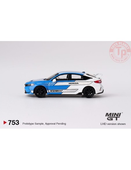 HONDA CIVIC TYPE R BLUE N3 PACE CAR 2023 1:64 MGT00753-L Mini Gt HONDA CIVIC TYPE R BLUE N3 PACE CAR 2023 1:64 MGT00753-L Mini Gt