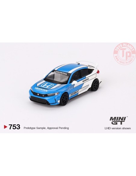 HONDA CIVIC TYPE R BLUE N3 PACE CAR 2023 1:64 MGT00753-L Mini Gt
