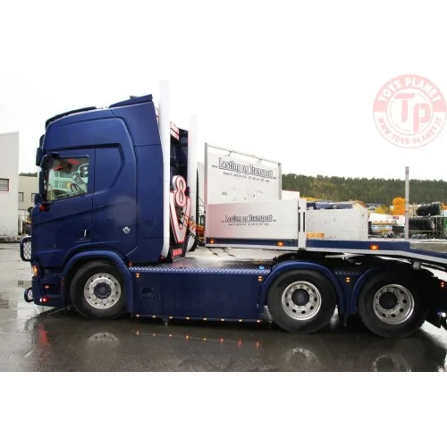 SCANIA R HIGHLINE CR20H SEMI LOWOADER - 3 AXLE WITH RAMPS LASTING & TRANSPORT ALTA WSI 01-4079 WSI MODELS