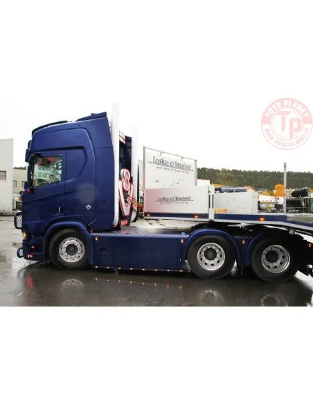 SCANIA R HIGHLINE CR20H SEMI LOWOADER - 3 AXLE WITH RAMPS LASTING & TRANSPORT ALTA WSI 01-4079 WSI MODELS SCANIA R HIGHLINE CR20H SEMI LOWOADER - 3 AXLE WITH RAMPS LASTING & TRANSPORT ALTA WSI 01-4079 WSI MODELS