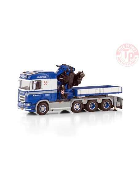 SCANIA R NORMAL CR20N 8X2 TAG AXLE FASSI 1100 + BALLAST BOX AC MEJERIMASKINER WSI 01-4161 WSI MODELS