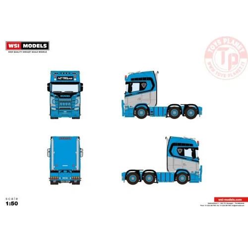 SCANIA S HIGHLINE CS20H 6X2 TWIN STEER NC-TRANS WSI 01-4209 WSI MODELS