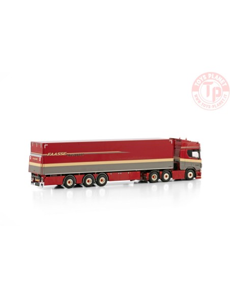 SCANIA R HIGHLINE CR20H 6X2 TWIN STEER BOX TRAILER - 3 AXLE FAASSE TRANSPORT WSI 01-4246 WSI MODELS SCANIA R HIGHLINE CR20H 6X2 TWIN STEER BOX TRAILER - 3 AXLE FAASSE TRANSPORT WSI 01-4246 WSI MODELS
