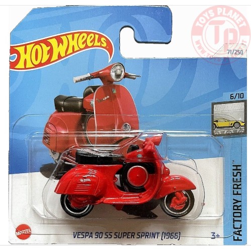VESPA 90 SS SUPER SPRINT (1966) 1/64 HOT WHEELS HRY52 HOT WHEELS