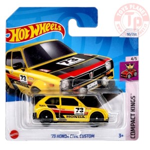 '73 HONDA CIVIC CUSTOM 1/64 HOT WHEELS HTC19 HOT WHEELS
